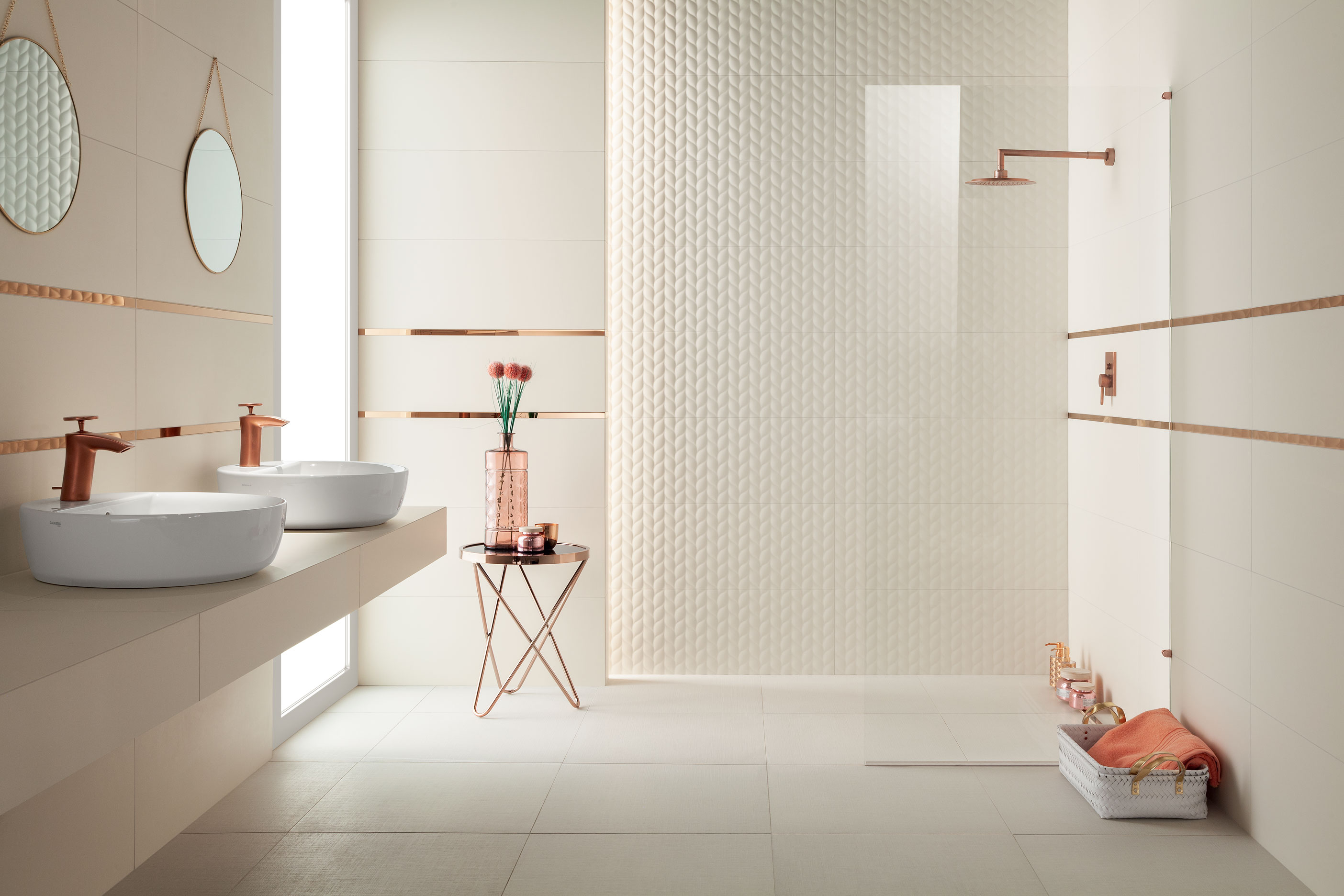 Badezimmer mit Waschbecken